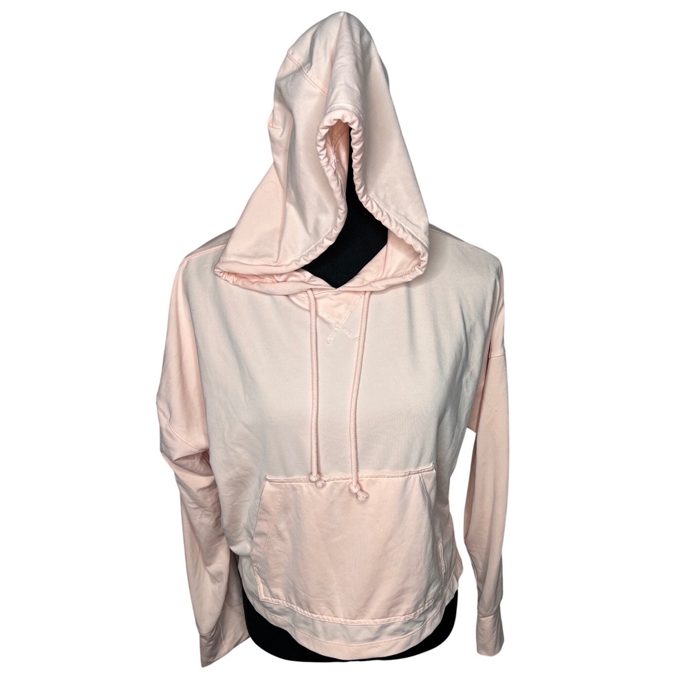 Nike Dri-FIT Womens Hoodie Pink Lightweight Sweatshirt Large‎ Pullover Training